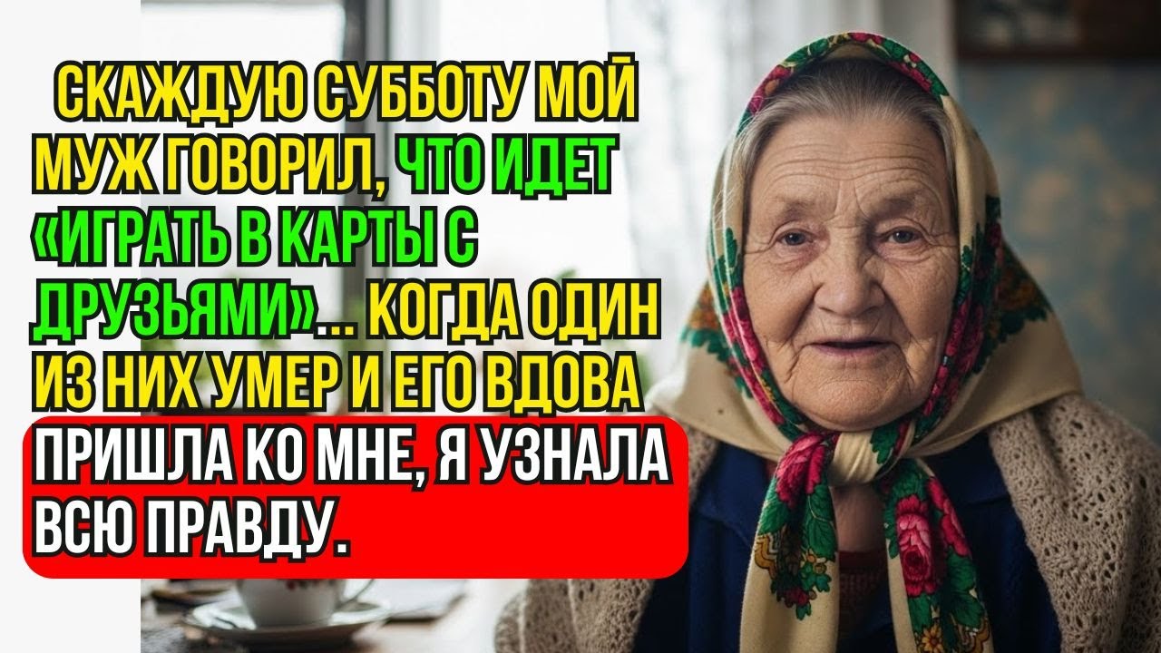 Реальная история бабушки👵❤️:муж каждую субботу «играл в карты», пока я не узнала правду. Теперь ясно