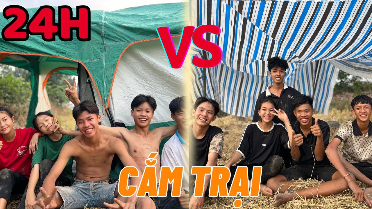 Anh Thời Đại | Thử Thách 24H Cắm Trại Trò Chơi Chọn Đồ Ăn - Trận Chiến Quyết Liệt