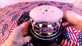 SoundOff Signal 4700 Series Led Beacon Amber Magnet Mount with Clear Lens