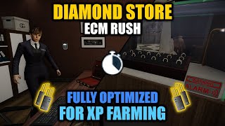 [PAYDAY 2] Diamond Store ECM rush: 1.27M XP in ~55-60s || Fully optimized high-level rushing