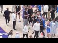 Dillon Brooks takes the time to congratulate each and every Thunder player after losing Game 4