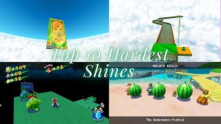 Top 10 Hardest Shines in Super Mario Sunshine