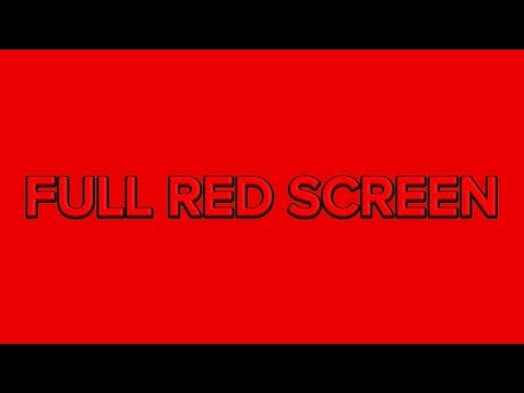Red Screen for 30 minutes - YouTube