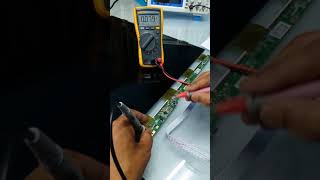 SHARP 39" LED TELEVISION BACKLIGHT OK NO DISPLAY PROBLEM SOLVED