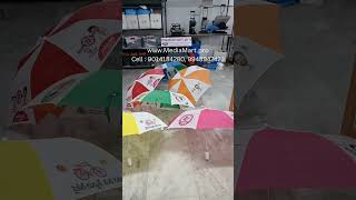 Custom Political Event Umbrellas in Medak India for Party Promotions and Outdoor Advertising