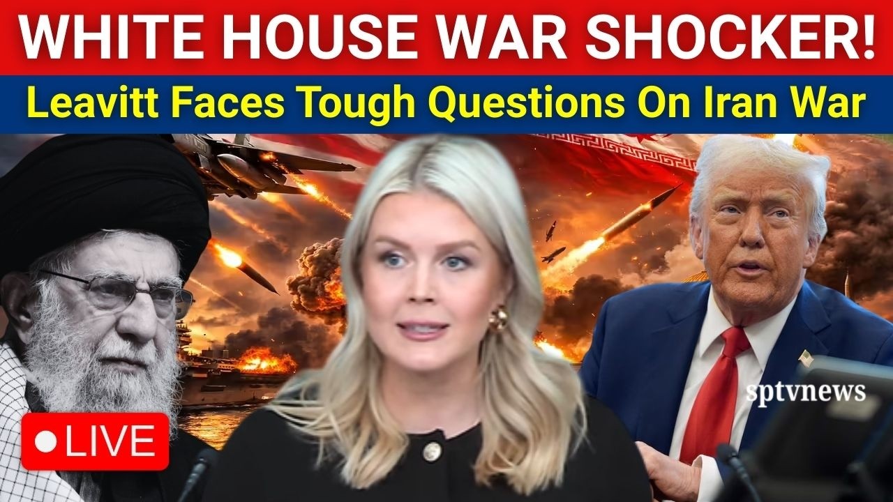 Karoline Leavitt LIVE: White House Defends Trump's Op Epic Fury Offensive Against Tehran | Iran War