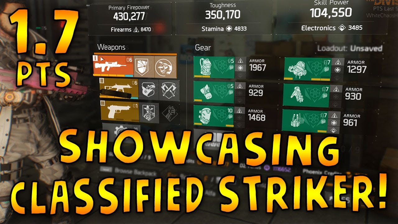 CLASSIFIED STRIKER IS OP!!! Showcasing The New Classified Striker Gear
