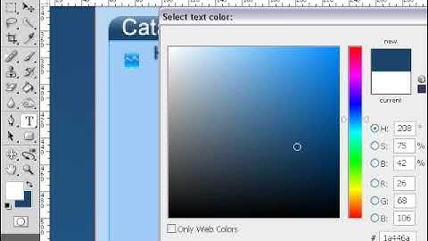 Create PSD Photoshop Template Links Text Lesson 8