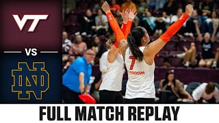 Virginia Tech vs. Notre Dame Full Match Replay | 2025 ACC Volleyball