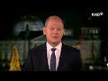 Bundeskanzler Scholz in Neujahrsansprache: „Müssen schneller sein als das Virus“