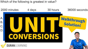 ASVAB Arithmetic Reasoning and Math Knowledge - Unit Conversion (Sample Test Question)