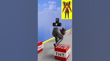 Build a Queen Run Challenge With Speakerman #shorts #skibiditoilet