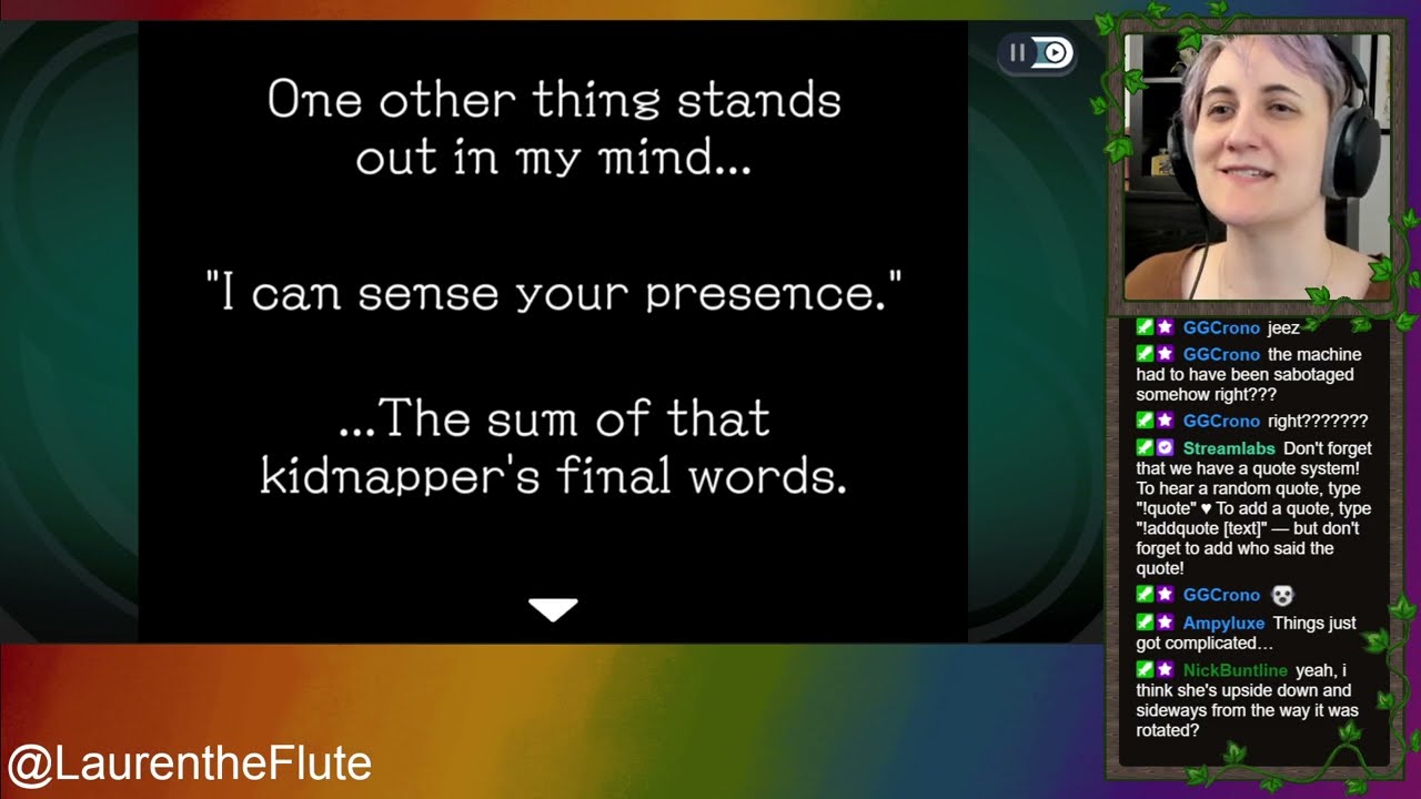 Lauren plays Ghost Trick 