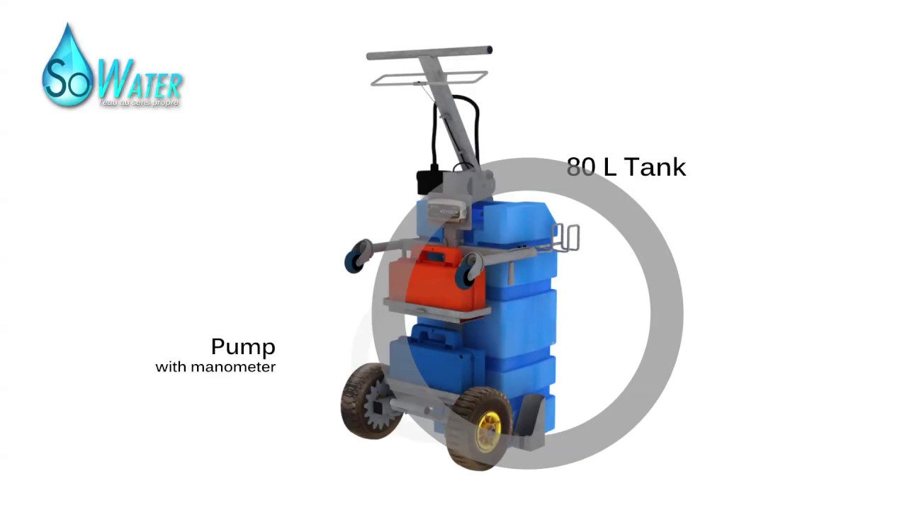 Nettoyage à l'eau pure avec le NUA Sowater