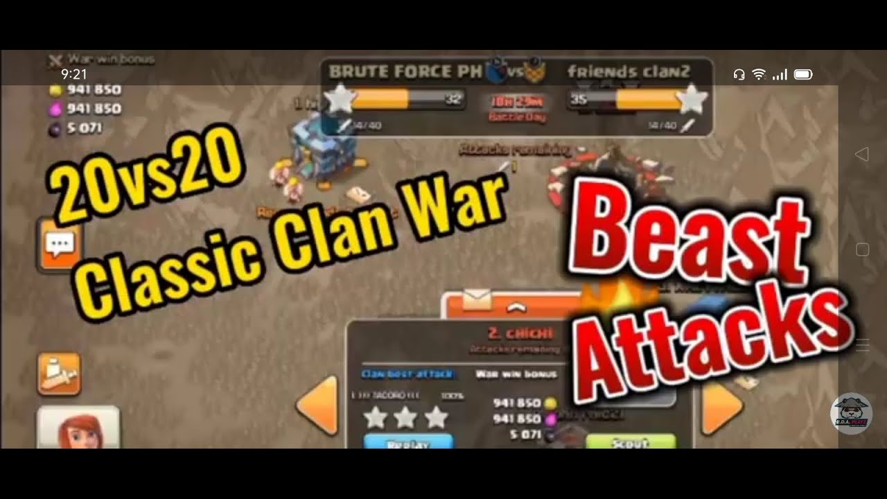 CLASSIC CLAN WAR, 3 CLAN BEAST ATTACK STRATEGY.