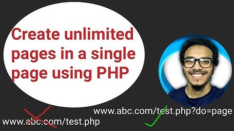 Create Unlimited Pages in a Single PHP Page | Turn Angle Condition