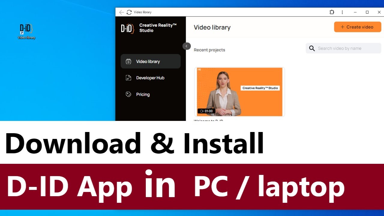 Download D-ID for PC | How to Download Google D-ID AI app in PC | How ...