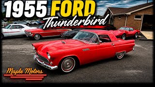 1955 Ford Thunderbird 3 Speed $29,900 Maple Motors TEST DRIVE