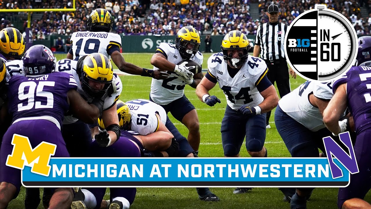 Michigan vs. Northwestern | Nov. 16, 2025 | B1G Football in 60
