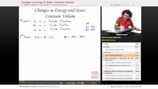 “Changes in Energy & State: Constant Volume” | Physical Chemistry with Educator.com