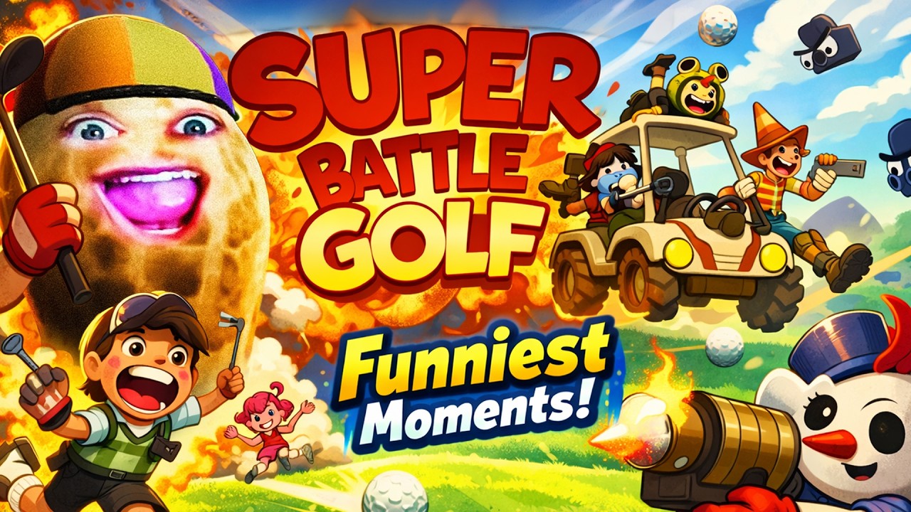 *НОВИНКА* TheBurntPeanut возвращается в Super Battle Golf | Самые смешные моменты