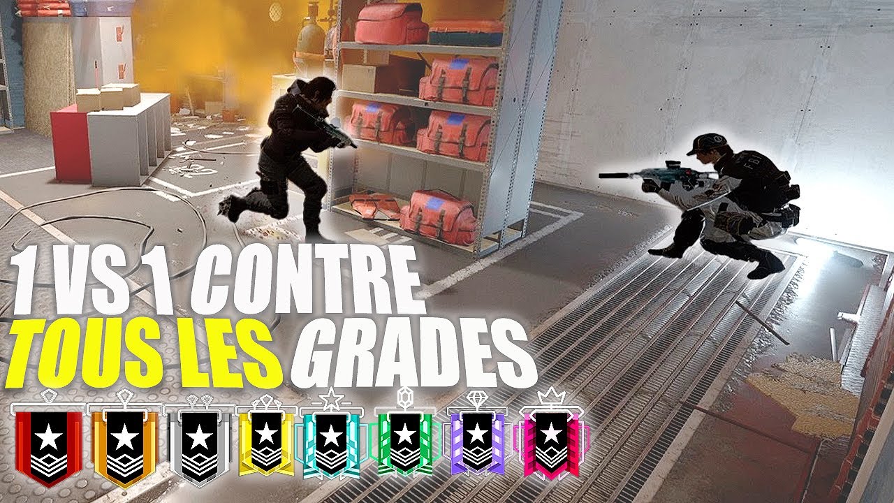 J'AFFRONTE TOUS LES GRADES DU JEU EN 1 VS 1 DU CUIVRE JUSQU'AU CHAMPION ...