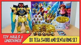 DX TEGA SWORD \u0026 SENTAI RING SET (TOYS R US JAPAN EXCLUSIVE) UNBOXING! | No.1 Sentai Gozyuger Toys