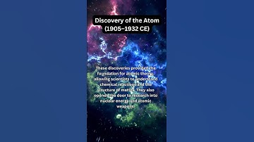 The Incredible Discovery of the Atom: How We Unlocked the Building Blocks of the Universe! ⚛️