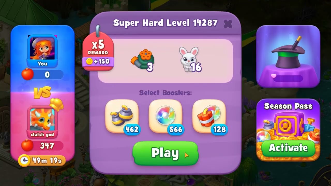 Gardenscapes Level 14287 No Boosters HD - YouTube