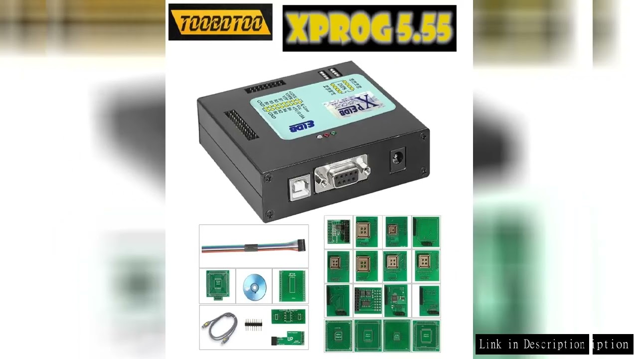 2025 Newest Xprog M V5.55 X-PROG M Box ECU Programmer Chip Tuning Tool With Full Adapters Supports C
