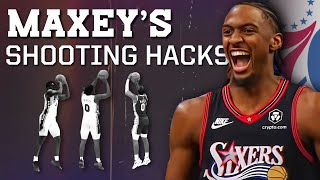 How To Shoot Like Tyrese Maxey  ( 3 Jumpshot  Hacks )