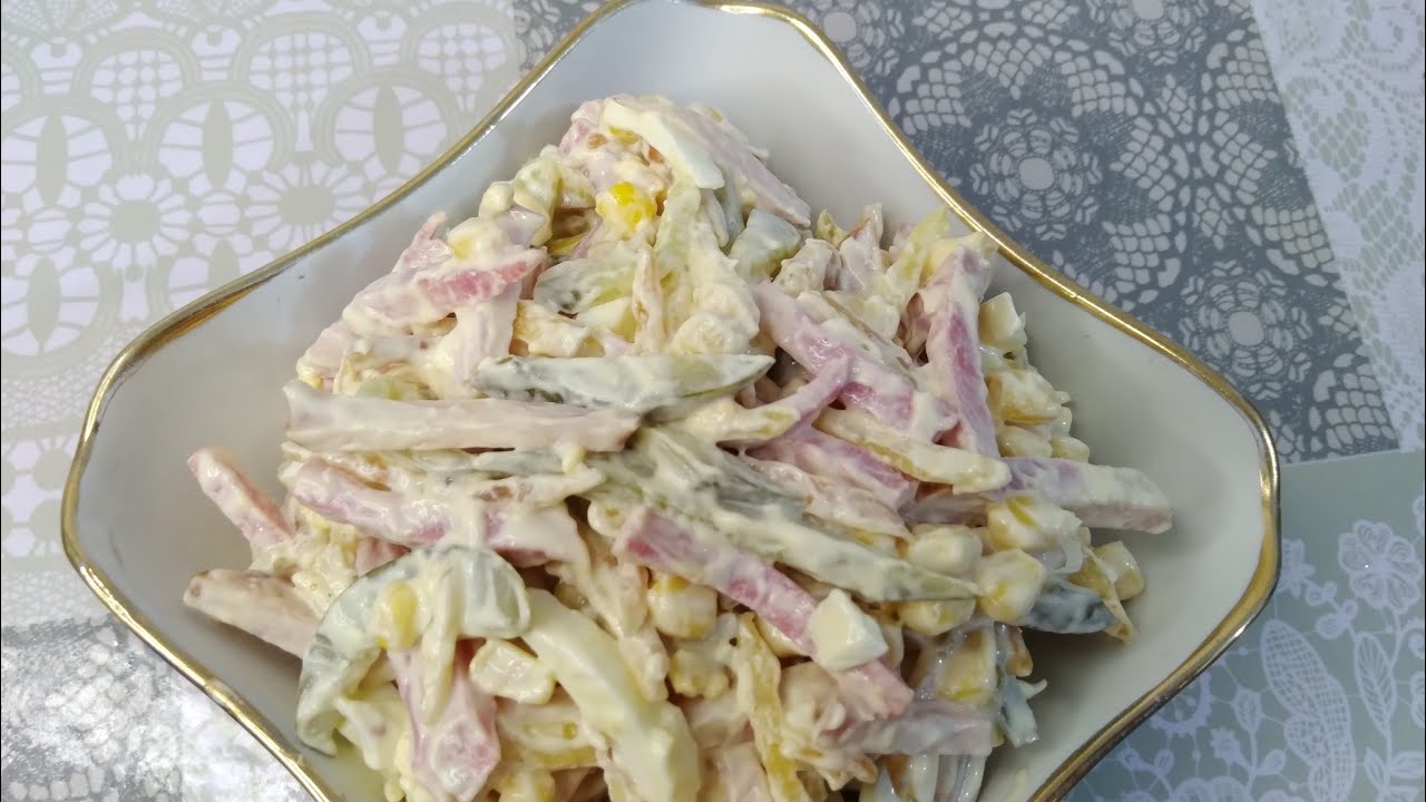 ОДДИЙ КУНДА ХАМ САЛАТ 🥗 ТАЙЕРЛАСА БУЛАДИ 😋💯👍