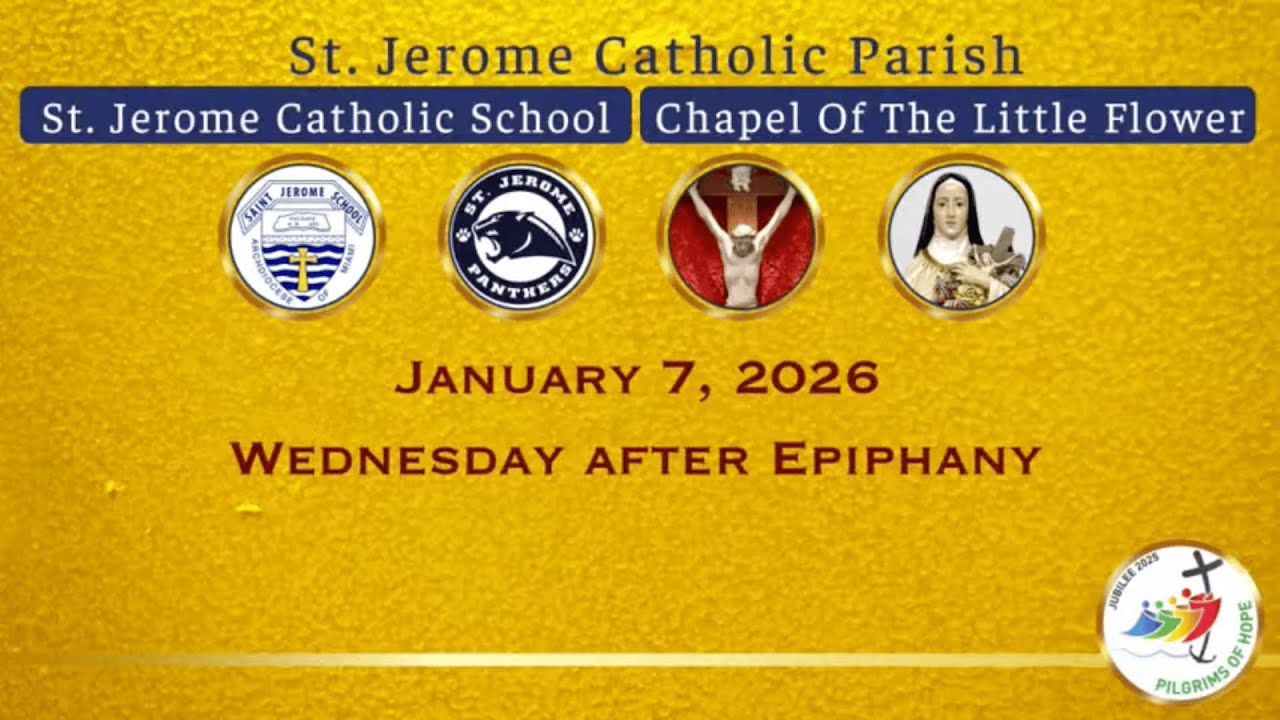 Catholic Mass Today | Daily Mass |  St. Jerome Catholic Church and School Live Stream