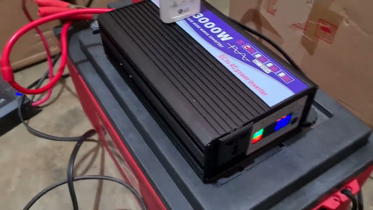 inversor Changi 3000w teste / link para compra na descrição do vídeo e no primeiro comentário