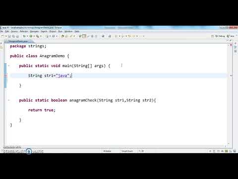 Write a java program to check two Strings are anagrams or not by sorting and comparing strings