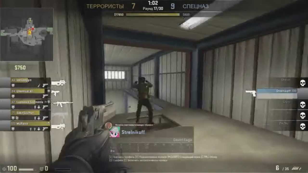 CS:GO - Strelnikoff 1vs5 on eco round