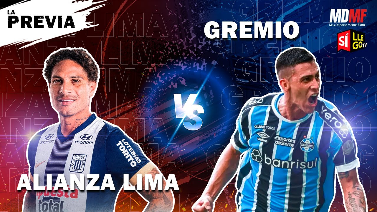 🔴 ALIANZA LIMA - GREMIO⚽| PLAYOFFS OCTAVOS DE FINAL COPA SUDAMERICANA ...