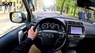 2022 Toyota Land Cruiser SUV 2.8 D-4D (204 hp) 4WD | POV Test Drive in town | Fuel consumption
