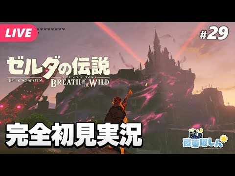 【🔵ゼルダの伝説 #ブレスオブザワイルド #29】ハイラル城は目の前！慎重に進む完全初見実況【夜更坂しん🌃🌟JP Vtuber】