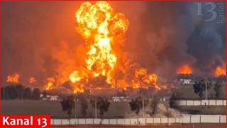 Us Strikes Iranian Navys Ammunition Depot In Southern Iran - Mive Fire, Explosions Occur