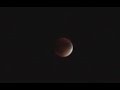 Super Moon Lunar Eclipse Time Lapse mostly cloudy  BOO! :(