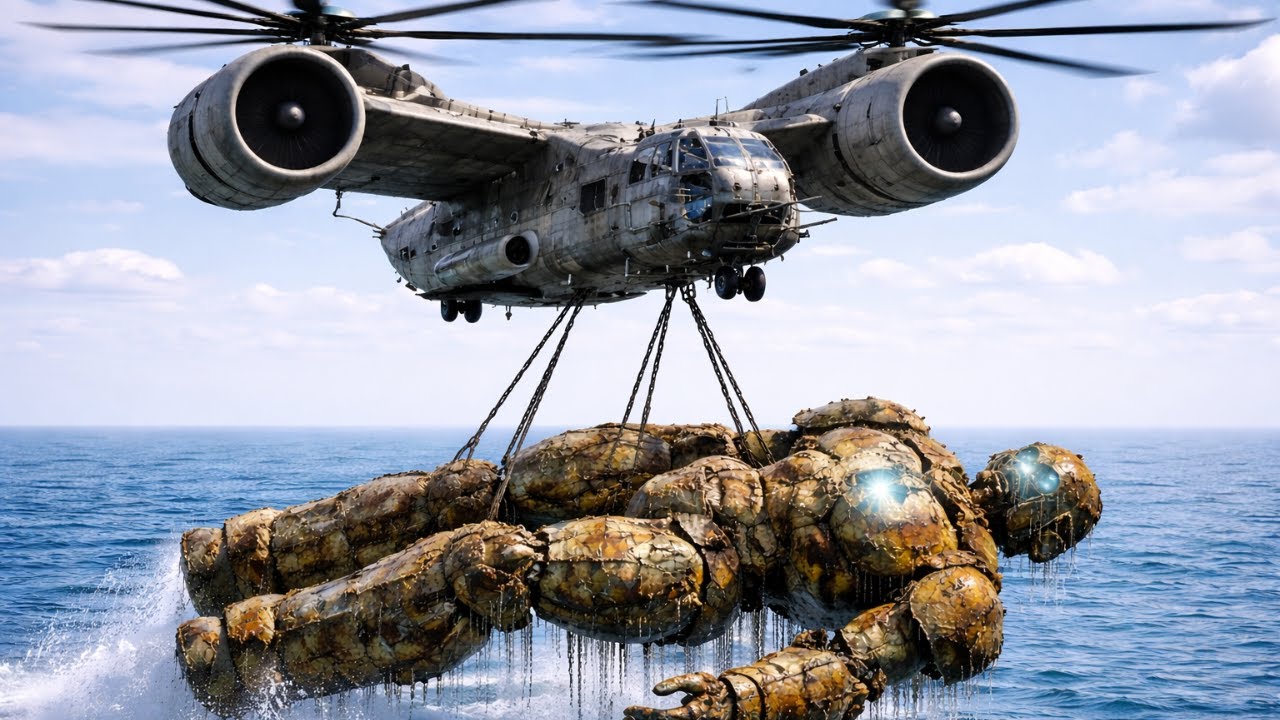 Unbelievable Restoration — A Giant Robot Submerged for 55 Years Recovered from the Ocean Floor