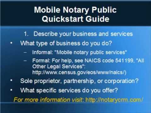 business plan for a mobile notary service