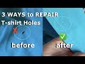 Sewing Holes in Clothes | Sewing Hacks | Easy Repair - Part 1