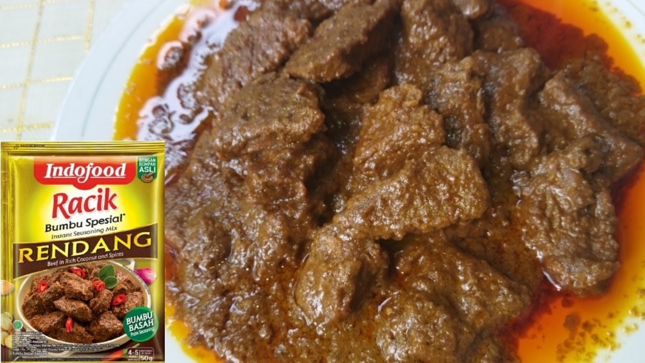 MASAK RENDANG DENGAN BUMBU INSTAN TETEP ENAK DAN RASANYA GA KALAH SAMA RENDANG R.M PADANG