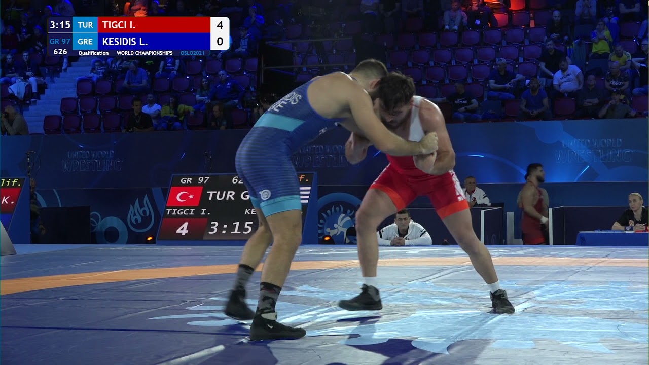 Qual. GR - 97 kg: I. TIGCI (TUR) v. L. KESIDIS (GRE)