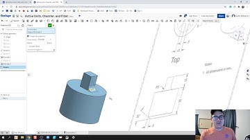 Active Units, Fillet, and Chamfer - Day 8 of 100 OnShape Journey