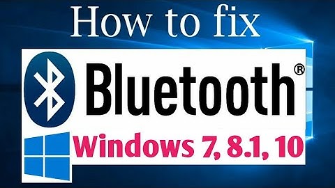 Bluetooth Not Working In Windows 7,8,10(SOLVED) | How To Fix Bluetooth Problem In Windows | Fixed |