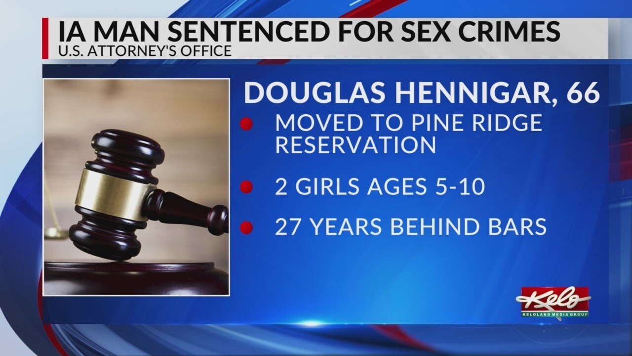 Iowa man sentenced for sex crimes on Pine Ridge reservation - YouTube