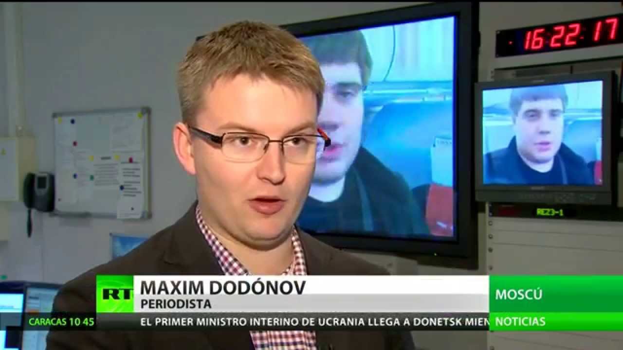 RT noticias Ucrania, contaminación periodística 11 04 2014 - YouTube